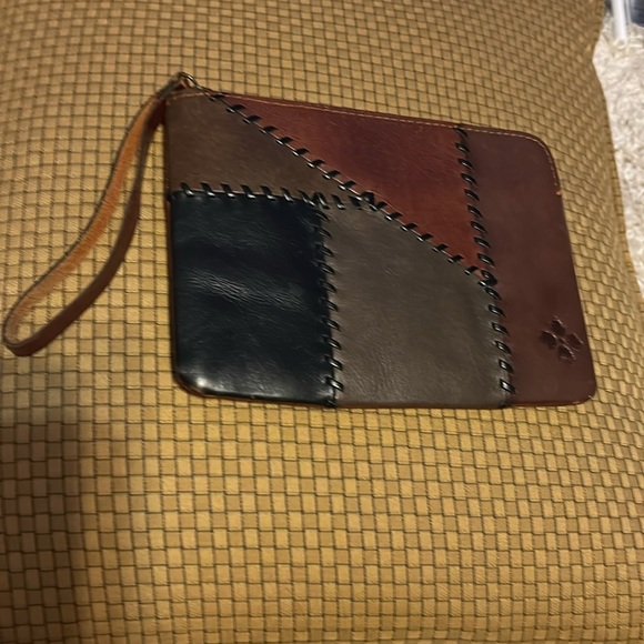 Patricia Nash Patchwork Leather Clutch - Picture 1 of 16
